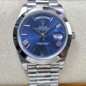 Replica Rolex Day Date M228206-0015 EW Factory Stainless Steel Strap Watch