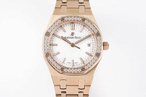 Replica Audemars Piguet Royal Oak 77351OR.ZZ.1261OR.01 8F Factory Rose Gold Watch