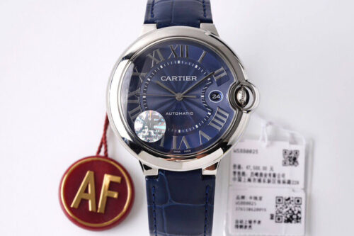Replica Ballon Bleu De Cartier 42MM WSBB0027 AF Factory Blue Strap Watch