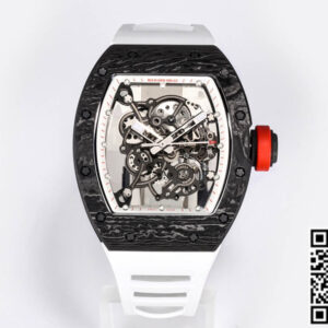 Replica Richard Mille RM-055 BBR Factory White Strap Watch