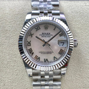 Replica Rolex Datejust 178384 31MM EW Factory Gray Dial Watch