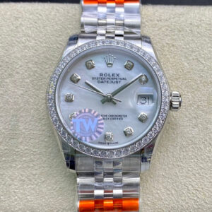 Replica Rolex Datejust M278384RBR-0008 TW Factory Stainless Steel Strap Watch