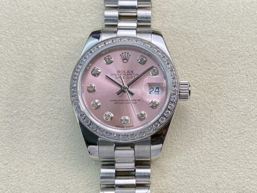 Replica Rolex Datejust M279139RBR-0005 28MM BP Factory Diamond Bezel Watch