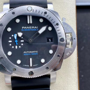 Replica Panerai Submersible PAM01229 VS Factory Black Rubber Strap Watch
