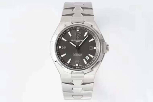 Replica Vacheron Constantin Overseas 47040 PPF Factory Stainless Steel Gray Dial Watch