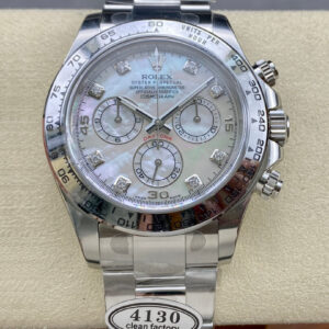 Replica Rolex Cosmograph Daytona M116509-0064 Clean Factory Stainless Steel Case Watch