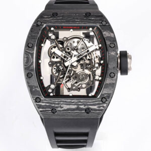 Replica Richard Mille RM055 NTPT BBR Factory Black Rubber Strap Watch