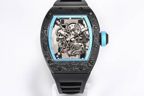 Replica Richard Mille RM055 NTPT BBR Factory Textured Bezel Rubber Strap Watch