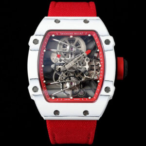 Replica Richard Mille RM27-02 Rafael Nadal Tourbillon RM Factory Red Strap Watch