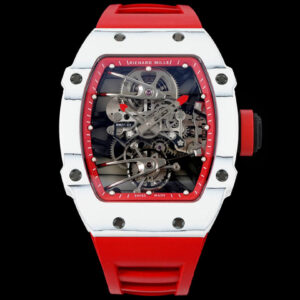 Replica Richard Mille RM27-02 Rafael Nadal Tourbillon RM Factory Red Rubber Strap Watch