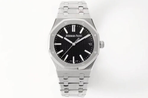Replica Audemars Piguet Royal Oak 15510ST.OO.1320ST.02 ZF Factory Black Dial Silver Case Watch