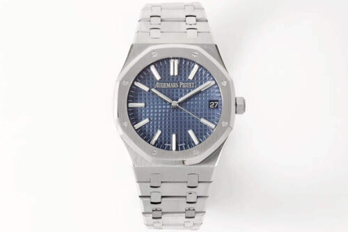 Replica Audemars Piguet Royal Oak 15510ST.OO.1320ST.01 ZF Factory Titanium Blue Dial Watch