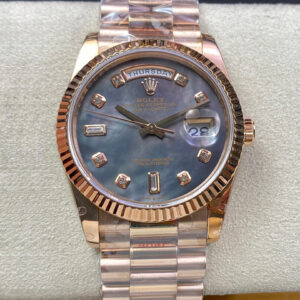 Replica Rolex Day Date 118235 36MM GM Factory Gold Strap Watch