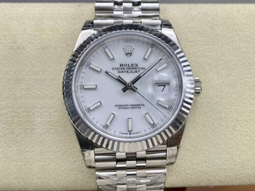 Replica Rolex Datejust M126334-0010 VS Factory Stainless Steel Silver Strap Watch