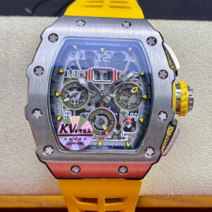 Replica Richard Mille RM011 FELIPE MASSA KV Factory Silver Bezel Watch