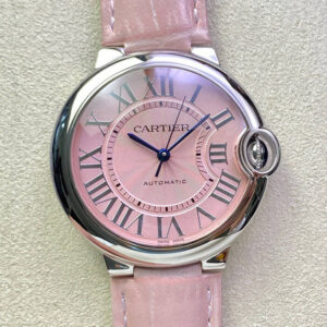 Replica Ballon Bleu De Cartier 36MM WSBB0007 3K Factory Pink Dial Watch