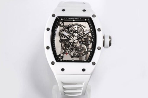 Replica Richard Mille RM-055 BBR Factory V2 White Skeleton Dial Watch
