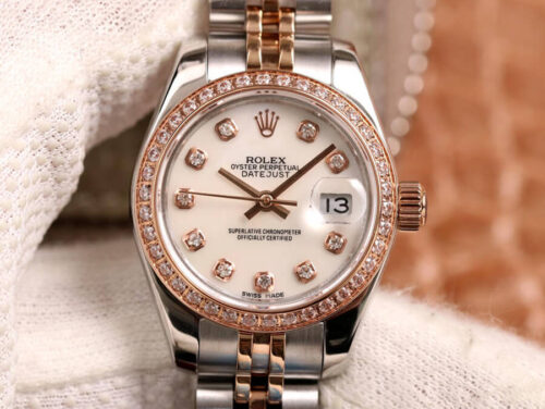 Replica Rolex Datejust 28MM BP Factory Diamond-Set Bezel Watch