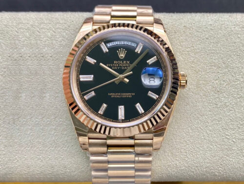 Replica Rolex Day Date 228238a EW Factory V2 Gold Strap Watch