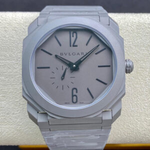 Replica Bvlgari Octo Finissimo 102713 BGO40C14TTXTAUTO BV Factory Gray Strap Watch