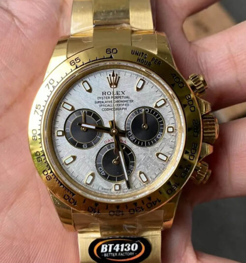Replica Rolex Daytona M116508-0015 BT Factory White Dial Watch
