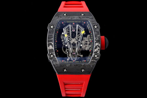 Replica Richard Mille RM27-03 Rafael Nadal Tourbillon RM Factory Red Strap Watch