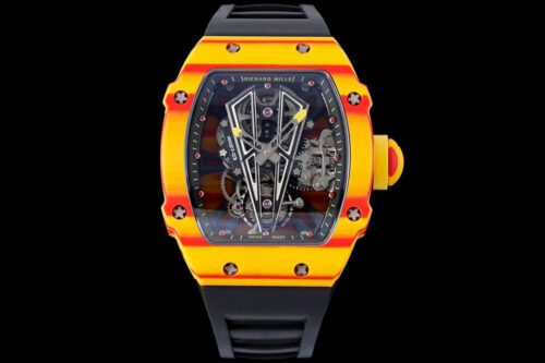 Replica Richard Mille RM27-03 Rafael Nadal Tourbillon RM Factory Black Rubber Strap Watch