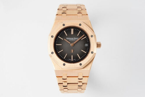 Replica Audemars Piguet Royal Oak 16202OR.OO.1240OR.01 ZF Factory Gold Strap Watch