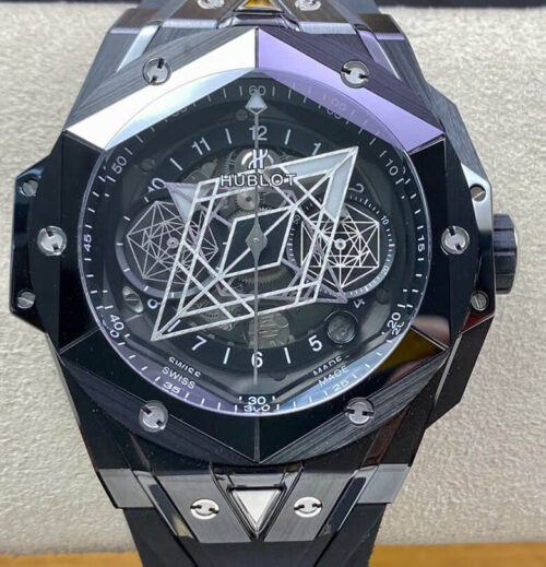 Replica Hublot Big Bang Sang Bleu II 418.CX.1114.RX.MXM20 BB Factory Black Case Watch