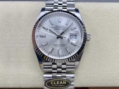Replica Rolex Datejust M126234-0013 36MM Clean Factory Stainless Steel Strap Watch