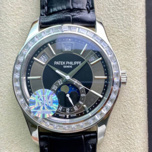 Replica Patek Philippe Grand Complications 5205G KM Factory Black Strap Watch