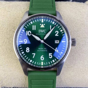 Replica IWC Pilot IW328205 M+ Factory Green Strap Watch
