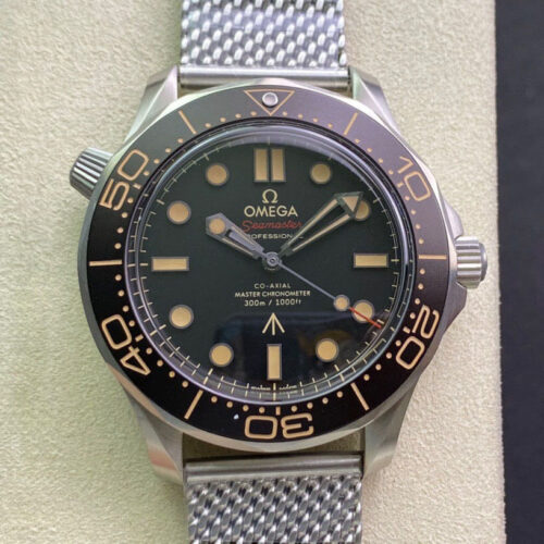 Replica Omega Seamaster Diver 300M 007 Edition 210.90.42.20.01.001 OR Factory Black Bezel Watch
