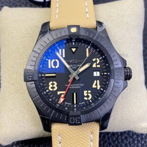 Replica Breitling Avenger GMT 45 V32395101B1X1 GF Factory Black Titanium Case Watch