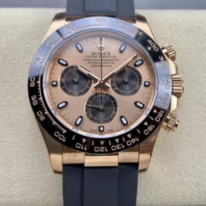 Replica Rolex Cosmograph Daytona M116515LN-0018 Clean Factory Black Strap Watch