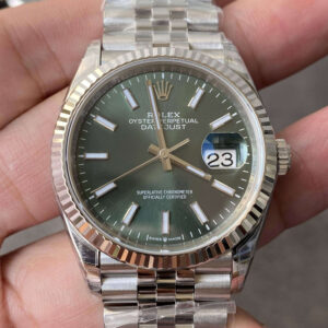 Replica Rolex Datejust M126234-0051 36MM VS Factory Silver Strap Watch