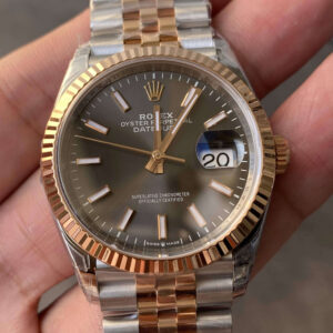 Replica Rolex Datejust M126231-0013 36MM VS Factory Gray Dial Watch