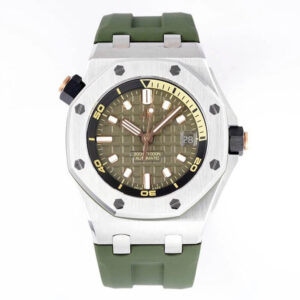 Replica Audemars Piguet Royal Oak Offshore 15720ST.OO.A052CA.01 ZF Factory Green Strap Watch