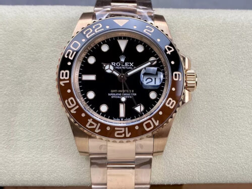 Replica Rolex GMT Master II M126715CHNR-0001 C+ Factory Stainless Steel Strap Watch