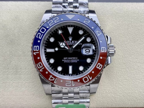 Replica Rolex GMT Master II M126710BLRO-0001 C+ Factory Black Dial Watch