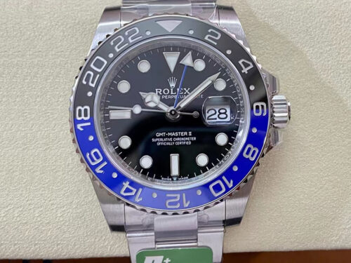 Replica Rolex GMT Master II M126710blnr-0003 C+ Factory Black Dial Stainless Steel Watch