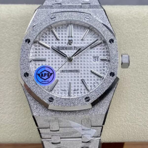 Replica Audemars Piguet Royal Oak 15410 APS Factory Titanium Case White Dial Watch