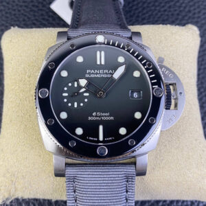 Replica SBF Panerai Submersible PAM01288 VS Factory Gray Strap Watch
