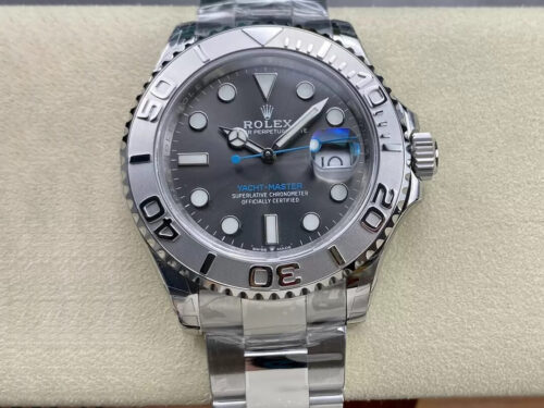 Replica Rolex Yacht Master M126622-0001 40MM VS Factory Silver Stainless Steel Strap Watch