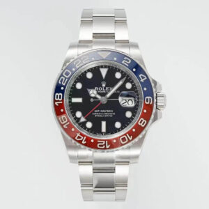 Replica Rolex GMT Master II M126710BLRO-0002 C+ Factory Silver Strap Watch