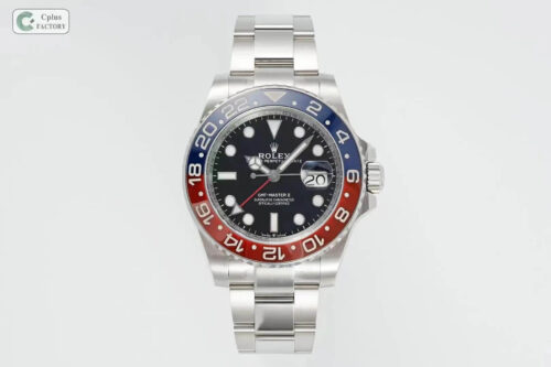 Replica Rolex GMT Master II M126710BLRO-0002 C+ Factory Silver Strap Watch