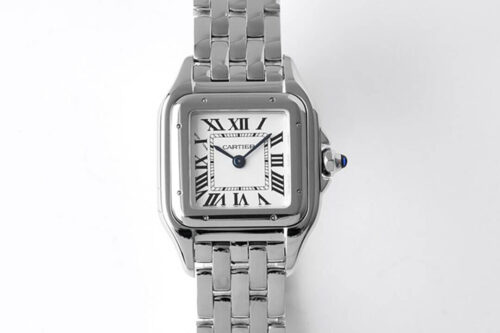 Replica Panthere De Cartier WSPN0006 22MM BV Factory Silver Stainless Steel Strap Watch