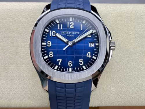 Replica Patek Philippe Aquanaut 5168G-001 3K Factory V2 Version Blue Strap Watch