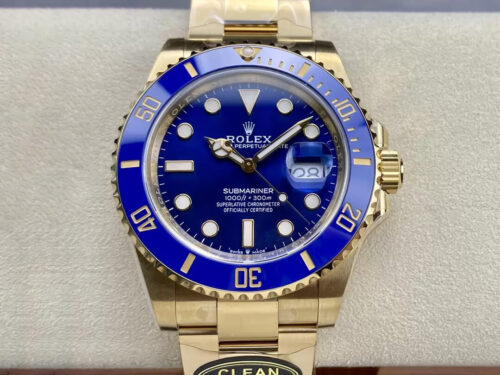 Replica Rolex Submariner M126618lb-0002 41MM Clean Factory Blue Dial Bezel Watch