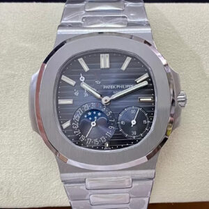 Replica Patek Philippe Nautilus 5712/1A-001 PPF Factory V2 Blue Dial Stainless Steel Strap Watch